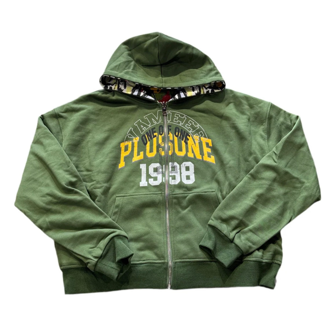 Plus 1 Reversible Hoodie Green