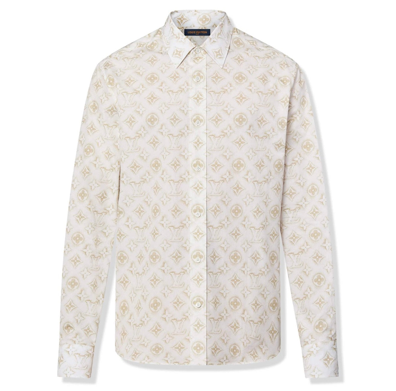Louis Vuitton All Over Logo Button Up Longsleeve