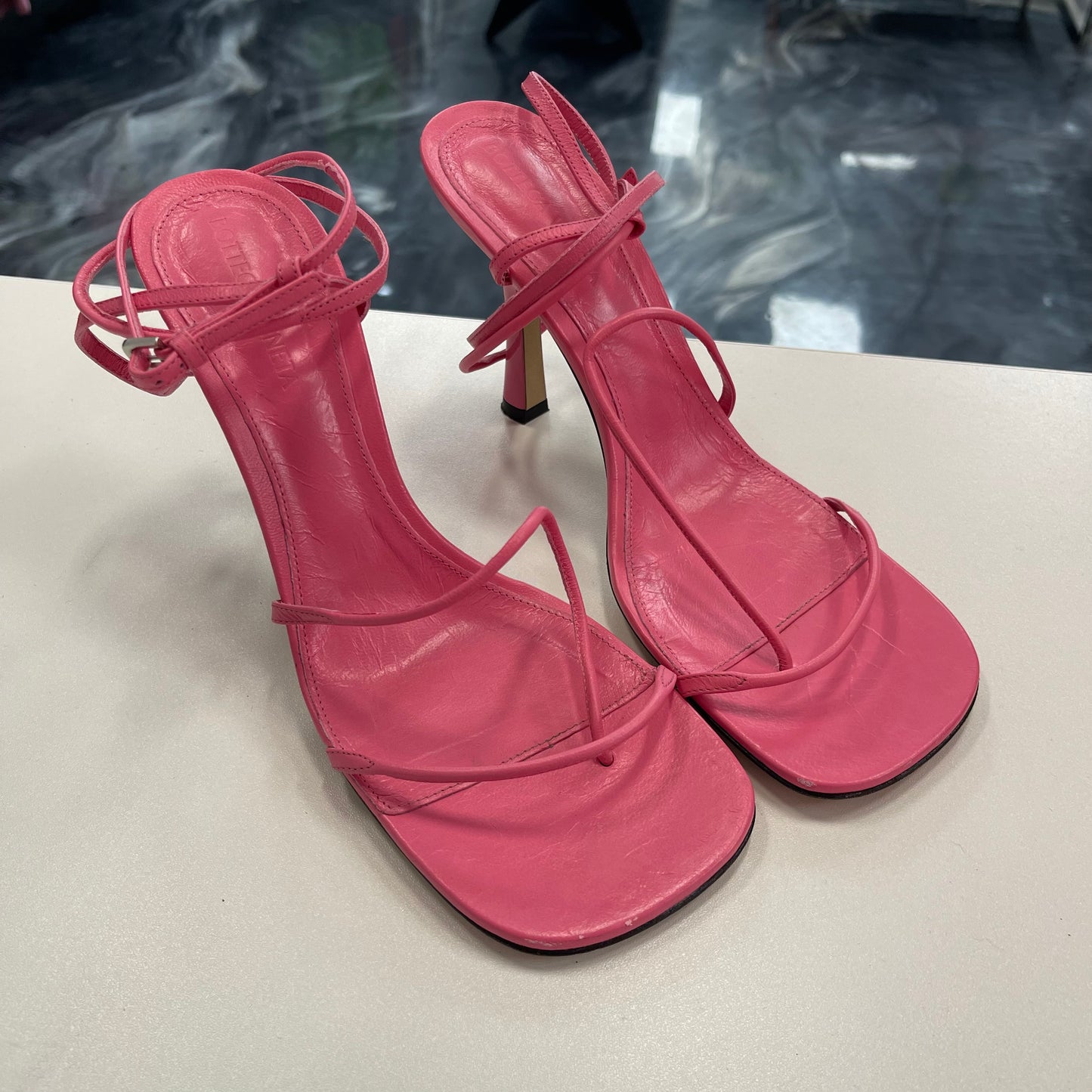 Bottega Veneta Barely There strappy sandals (USED)