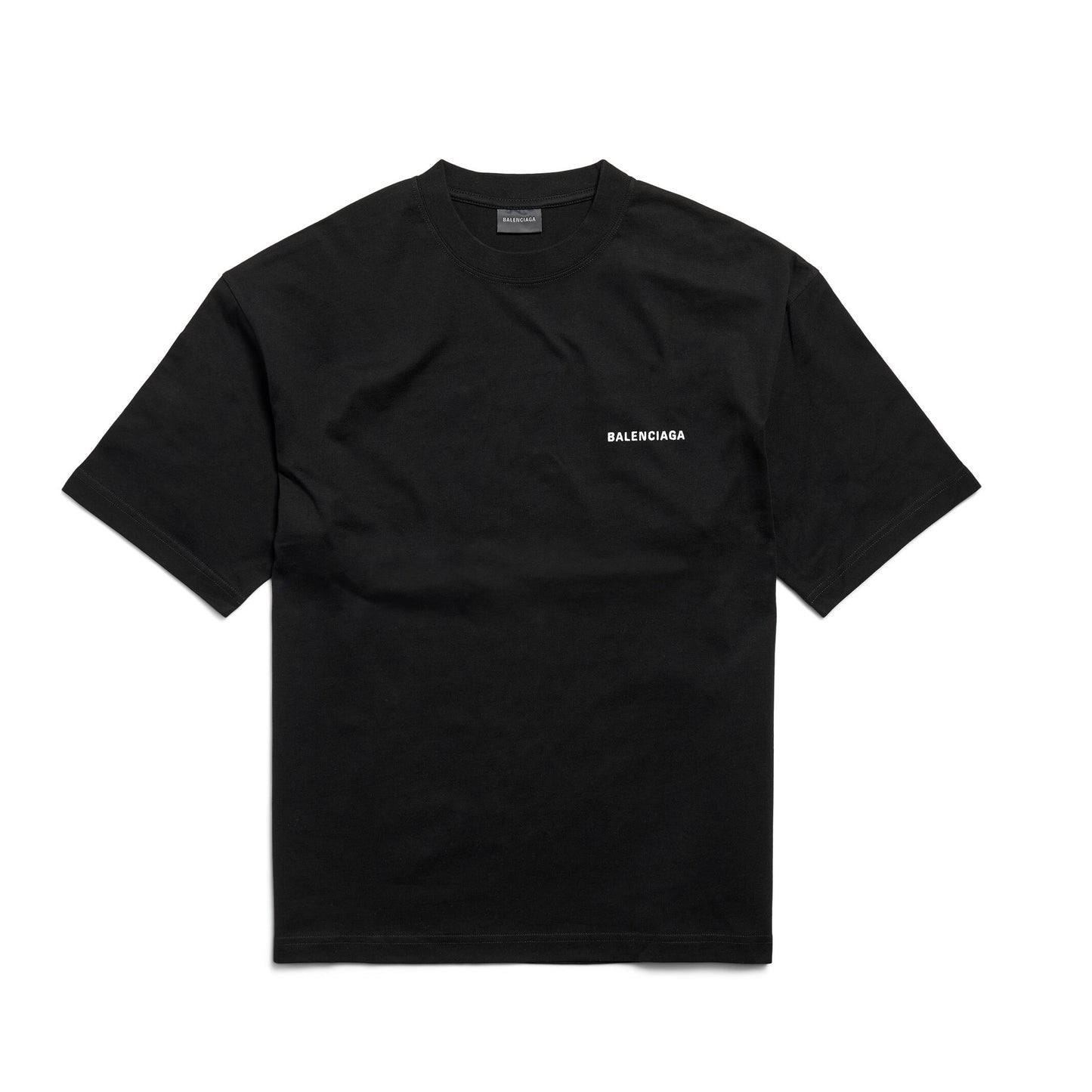 Balenciaga Small Logo Tee Black (STEAL)(1 Year Anniversary)