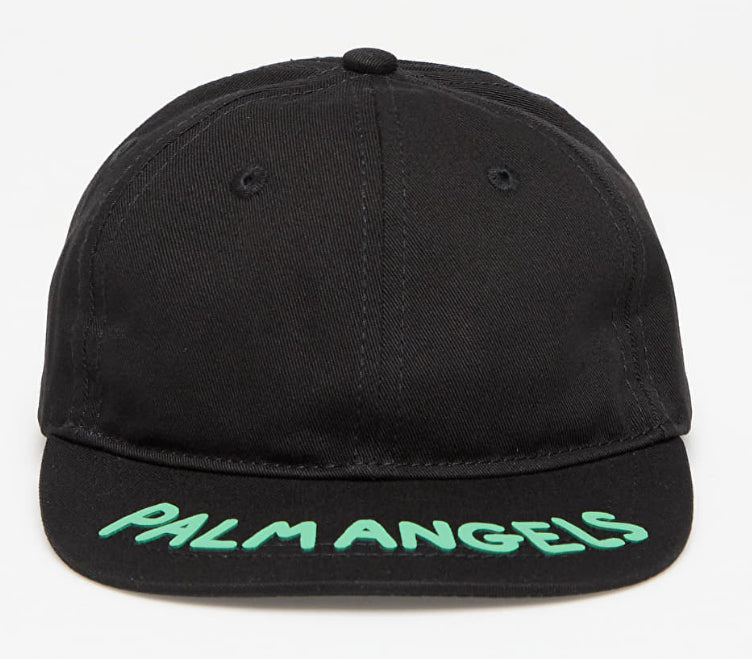 Palm Angels Logo Hat Green/Black