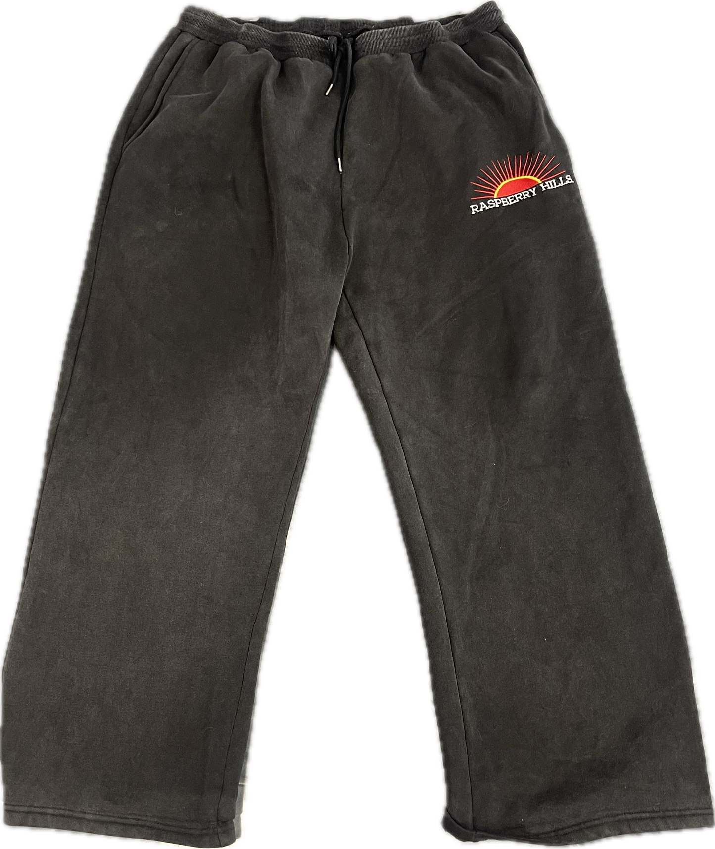 GV Gallery Rasberry Hill Black Wide Leg Sweats