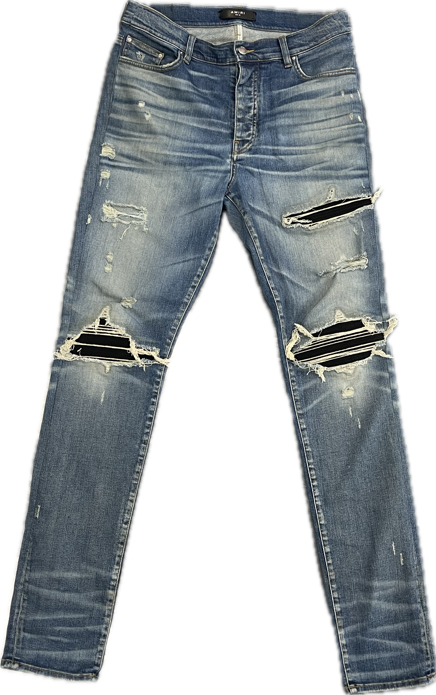 Amiri MX1 Black Layer Denim