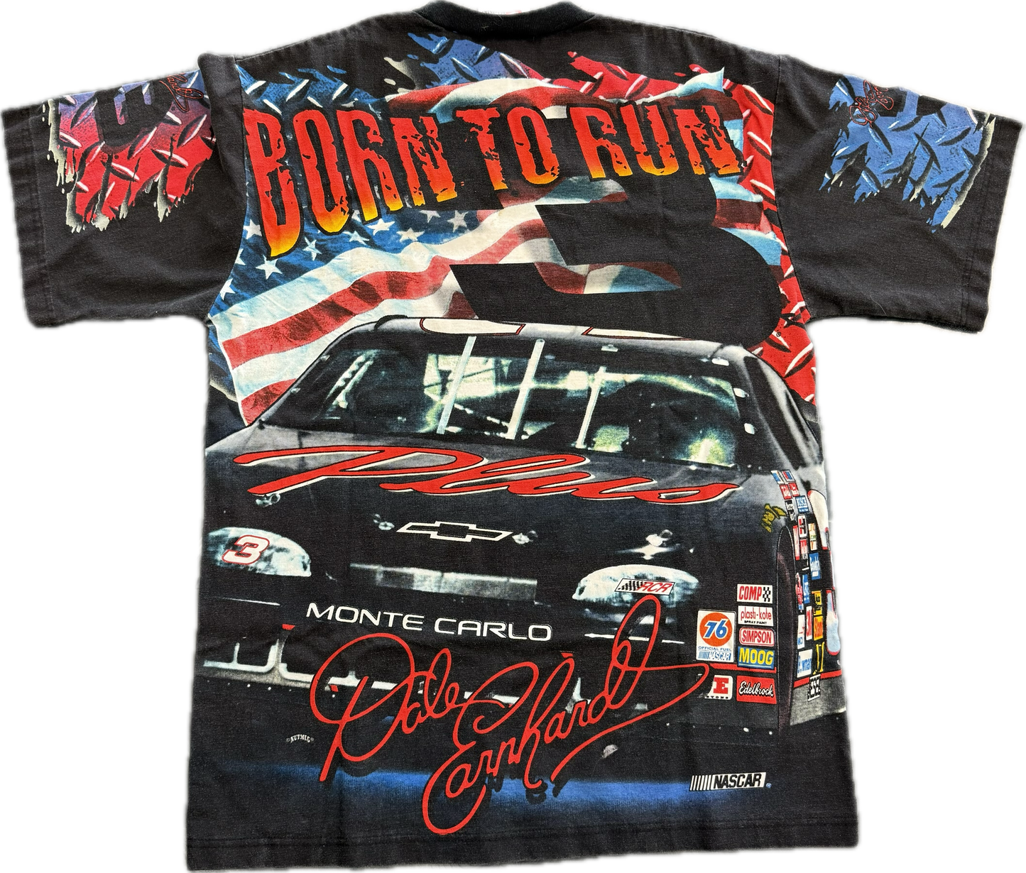 Vintage Dale Earnhardt Jr. AOP NASCAR T-Shirt