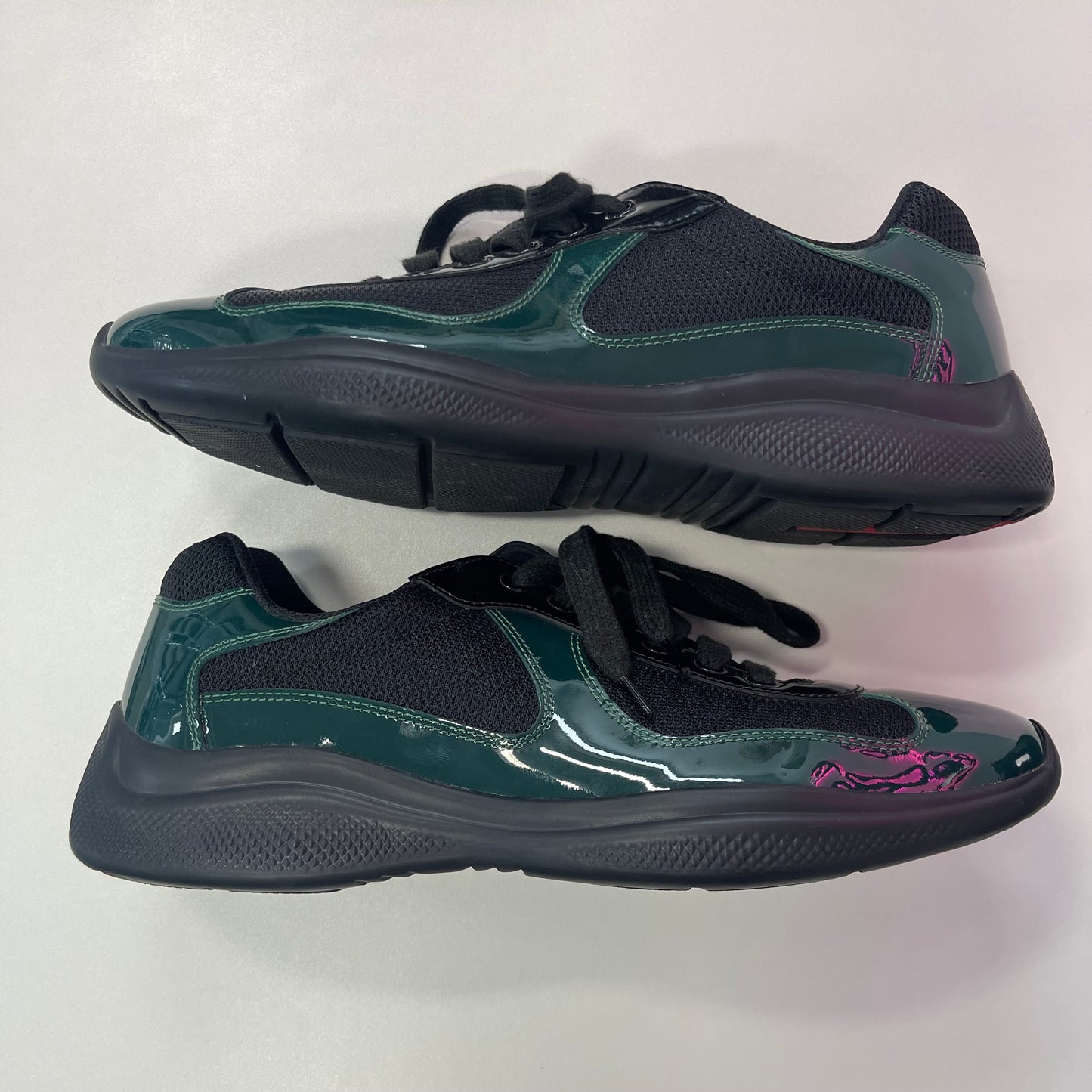Prada Cup Patent Leather Green