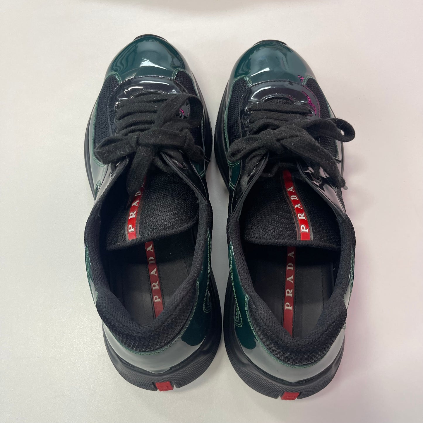 Prada Cup Patent Leather Green