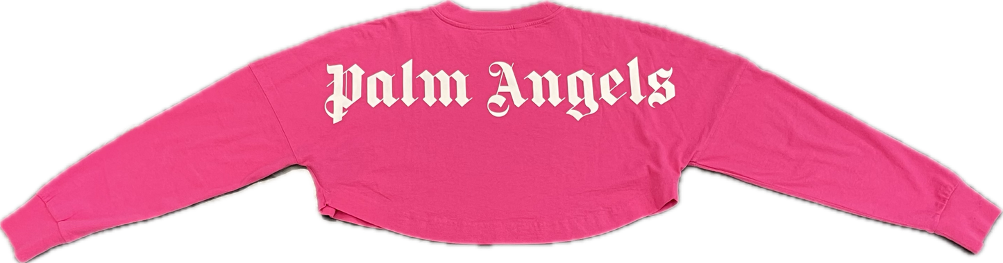 Palm Angels Pink Cropped Longsleeve