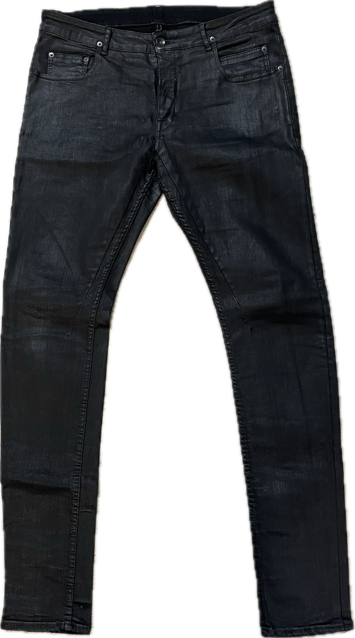 Rick Owens Waxed Detroit Denim