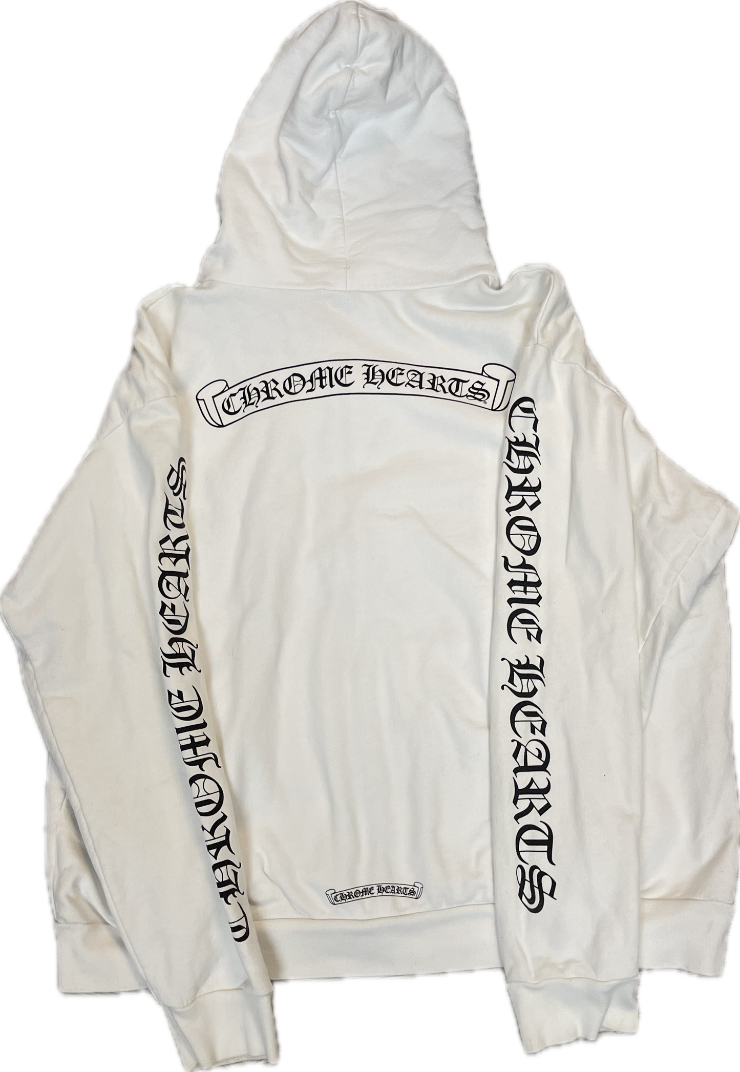 Chrome Hearts White Zip Up