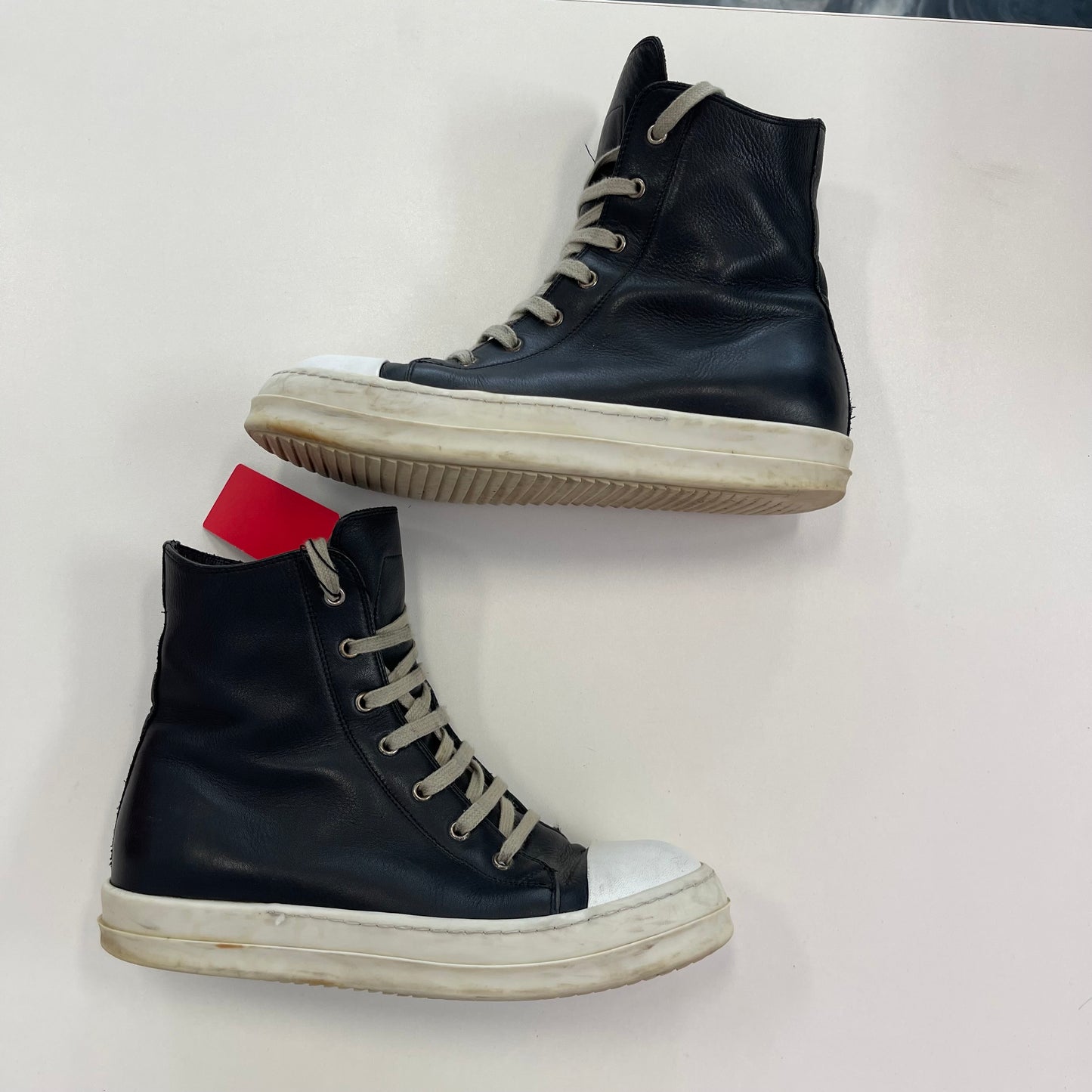 Rick Owens Mainline Ramone High Black (USED) (NO BOX)