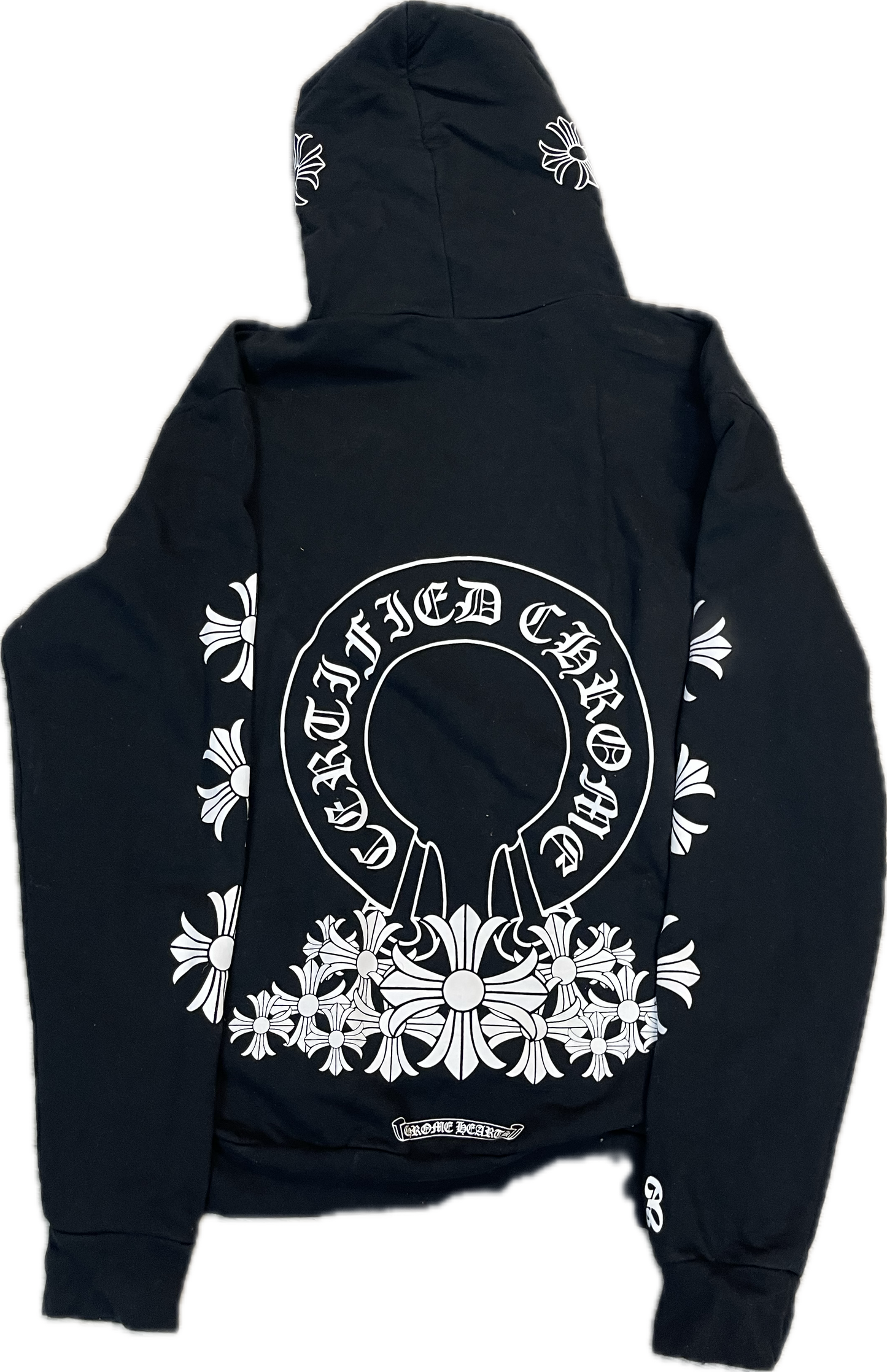 Certified Lover Boy x Chrome Hearts Hoodie Black