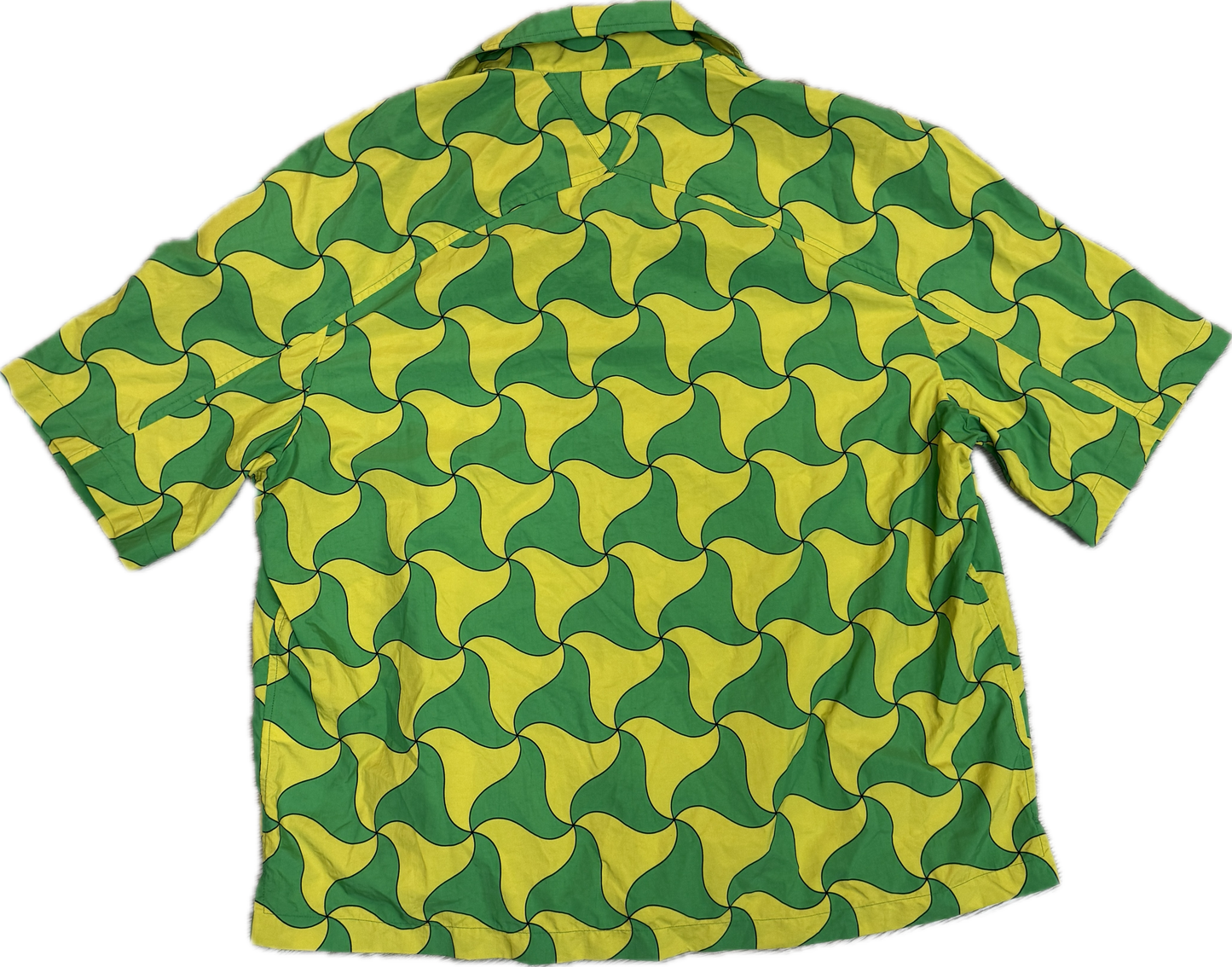 Bottega Venetta Green/Yellow Button Up