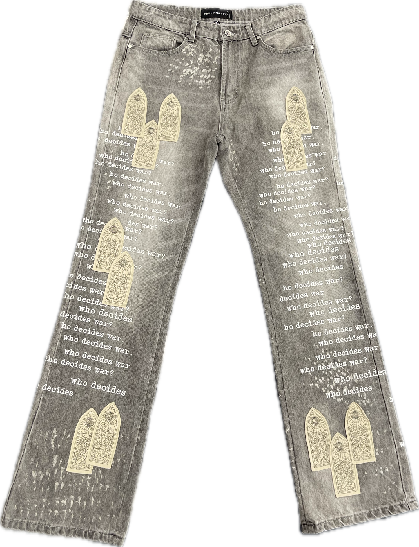 Who Decides War Grey Denim