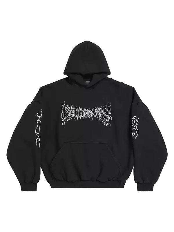Balenciaga Darkwave Round Hoodie Oversized