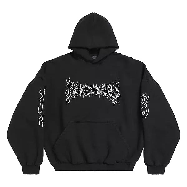 Balenciaga Darkwave Round Hoodie Oversized