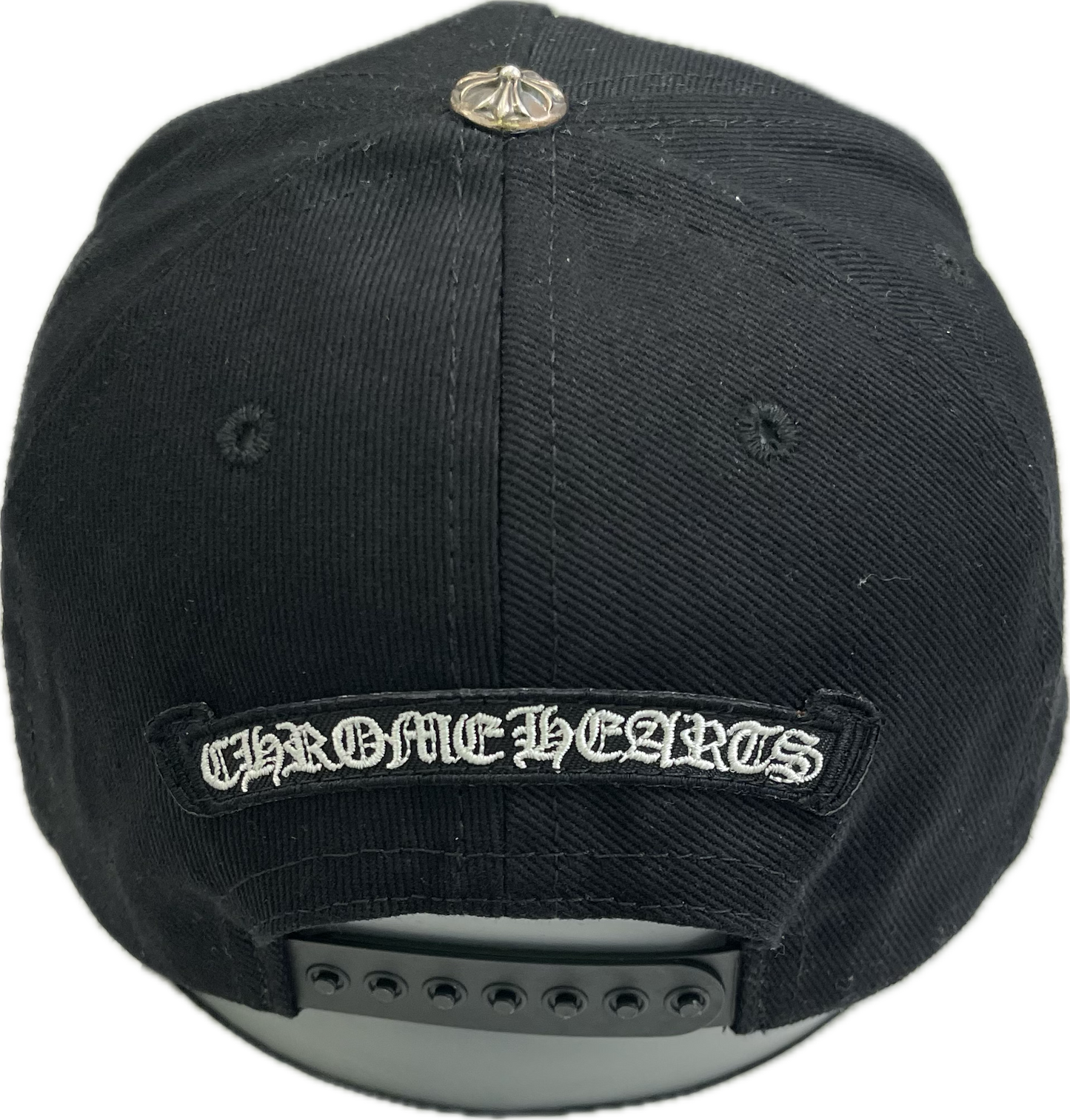 Chrome Hearts Black on Black Embroidered Cross Hat