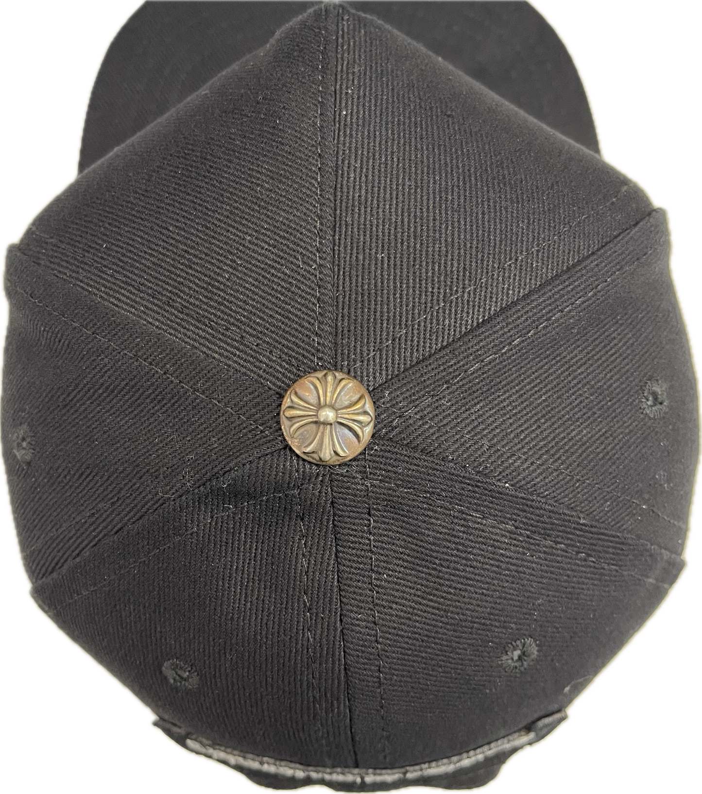 Chrome Hearts Black on Black Embroidered Cross Hat