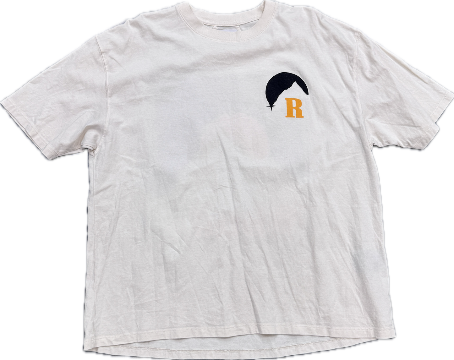 RHUDE R Logo Tee white