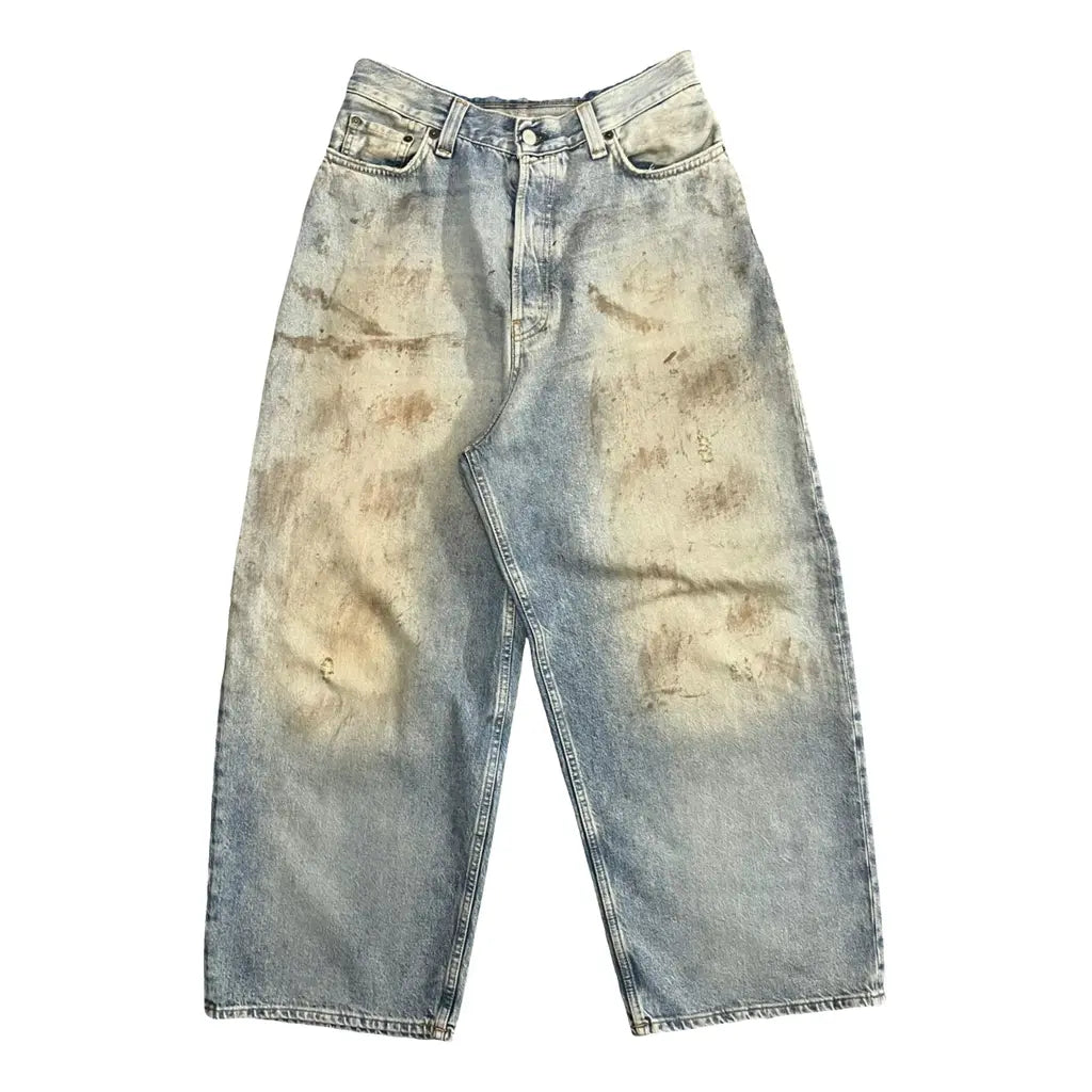 Acne Studios baggy mud wash denim