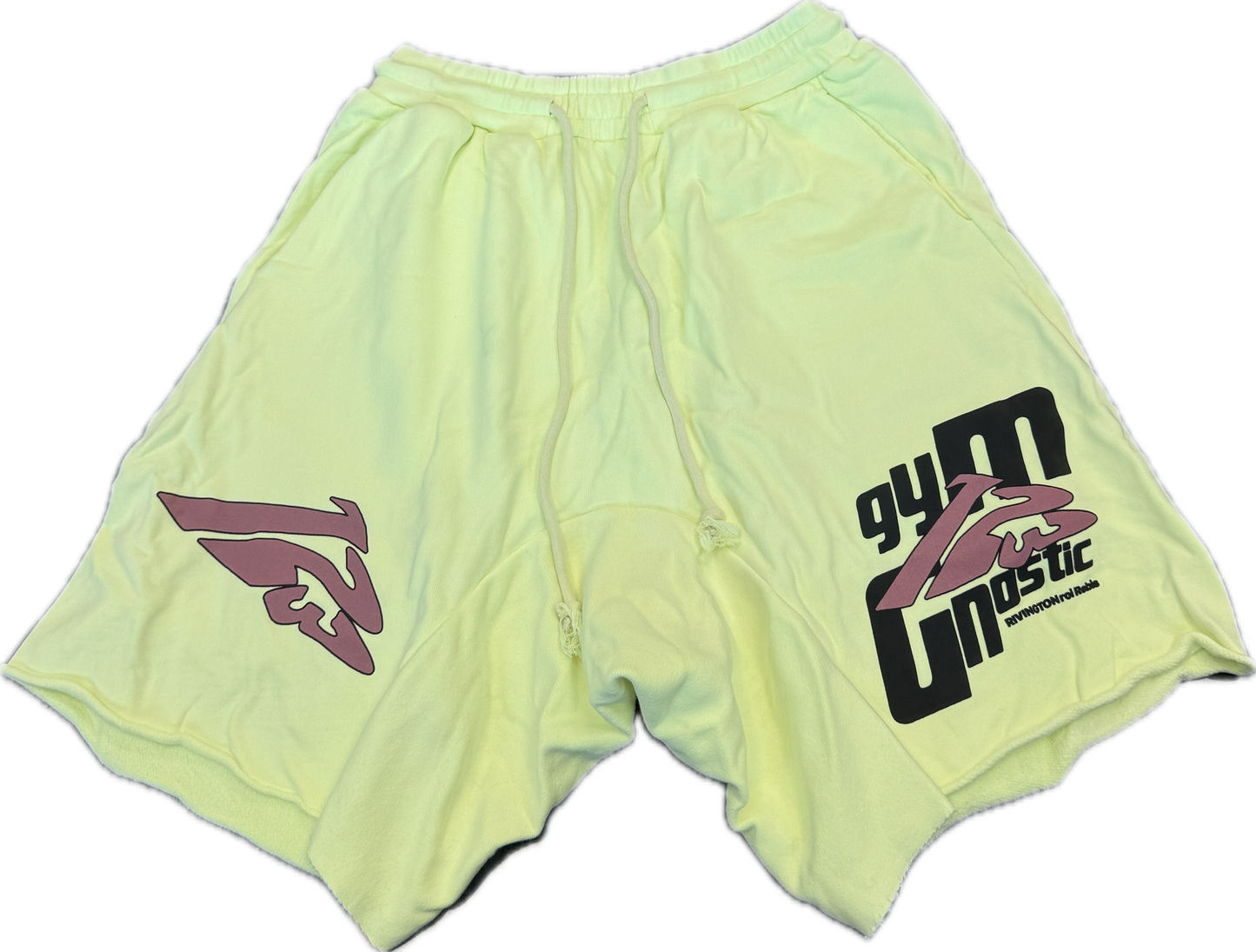 RRR123 Gnostic Gym Shorts Neon
