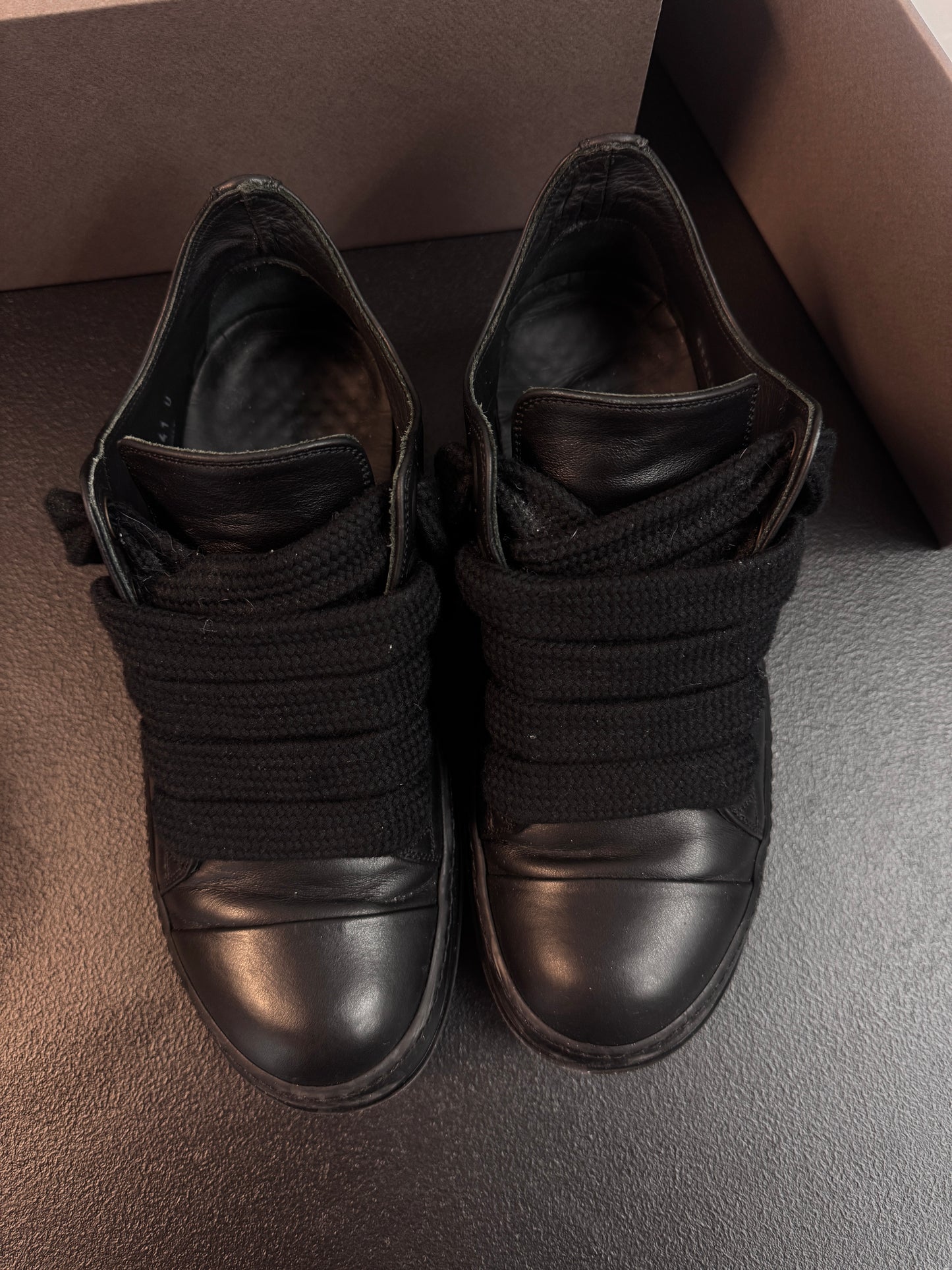 Rick Owens Lido Jumbo Laced Low
Black (USED)