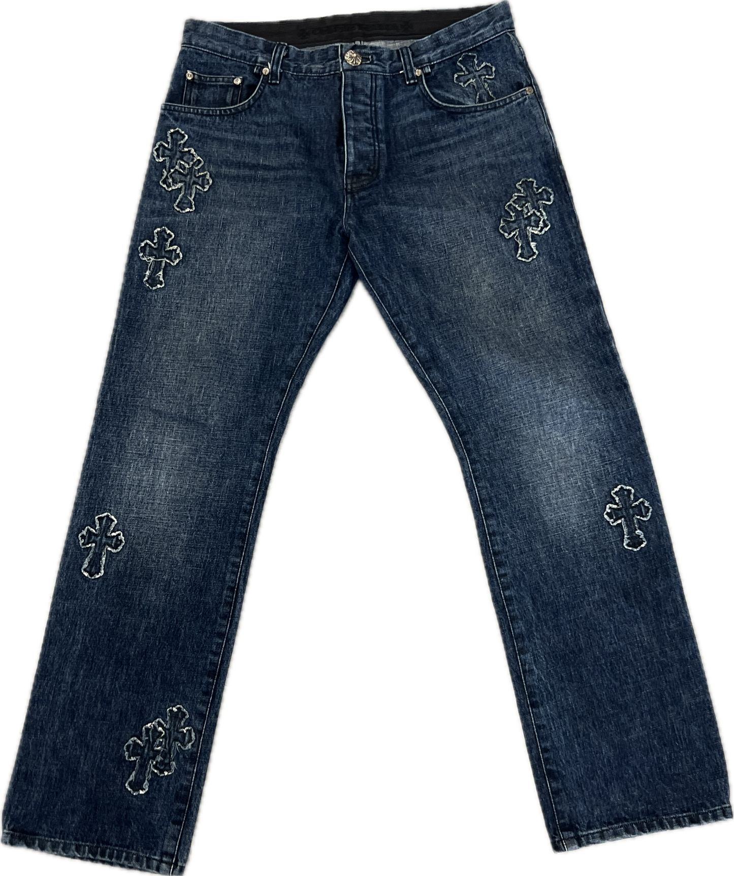 Chrome Hearts Denim Jeans Denim Patches