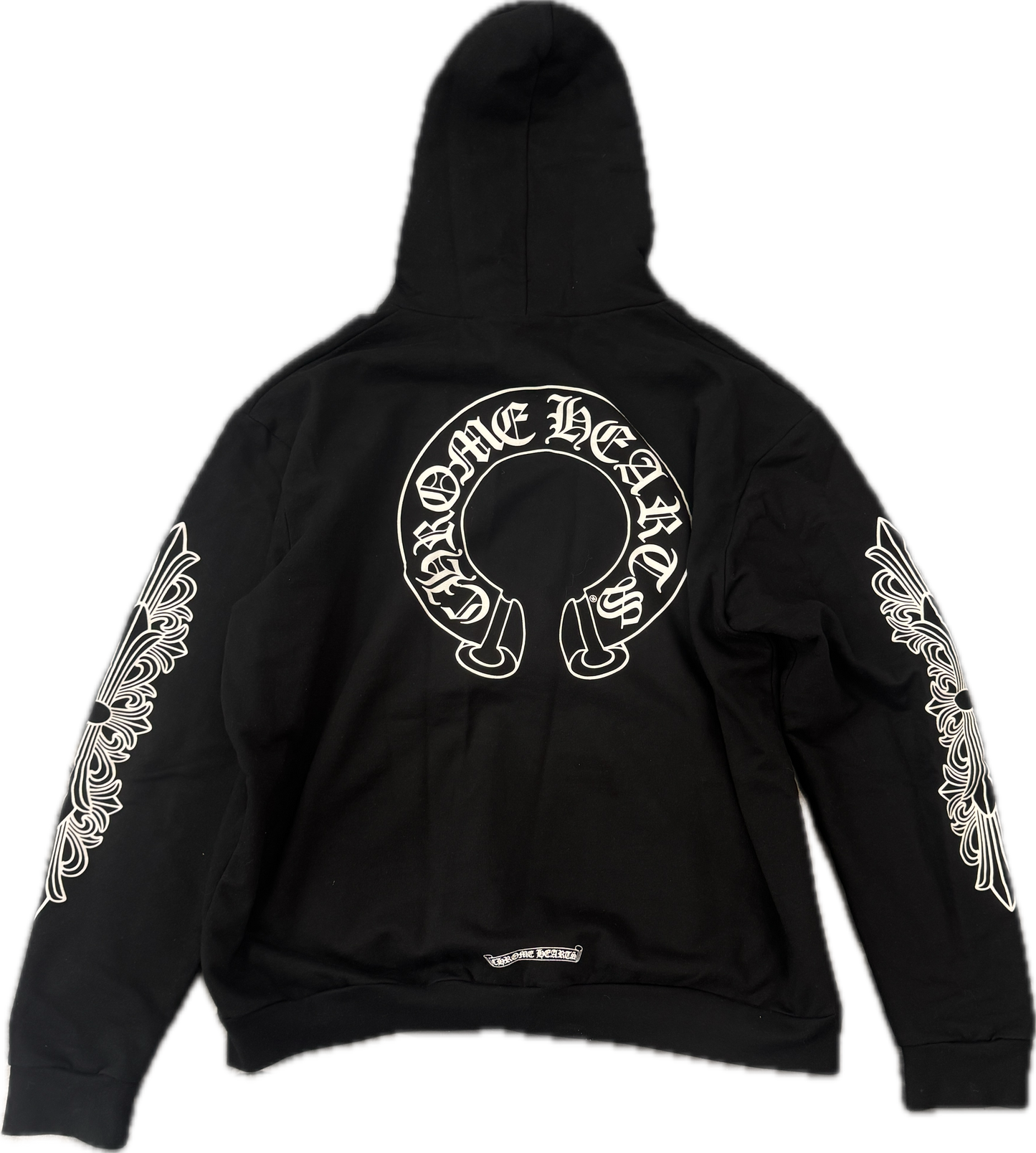 Chrome Hearts floral horseshoe zip up