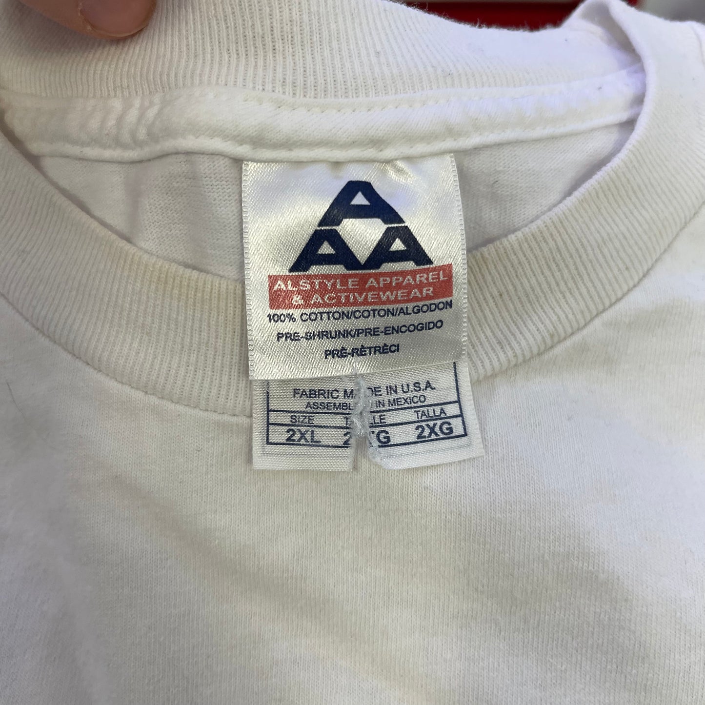 Vintage Lakers 2004 Playoff Tee White