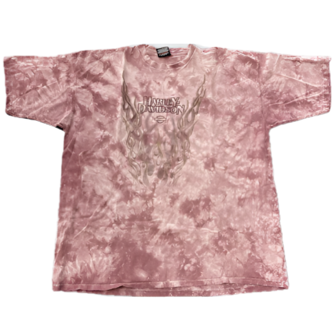 Vintage Harley Davidson 2000’s Pink Flame T-Shirt