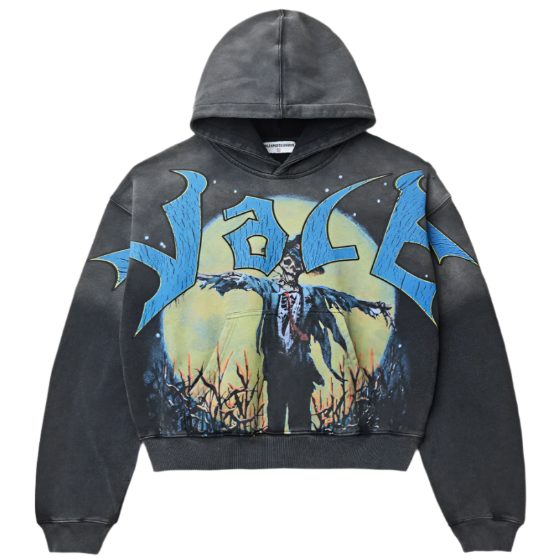 Vale Forever Valley scarecrow Pullover Hoodie 'Black/blue'