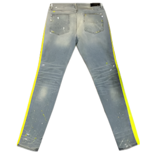Amiri Blue/Neon Stripe Jeans (FREE)(1 Year Anniversary)