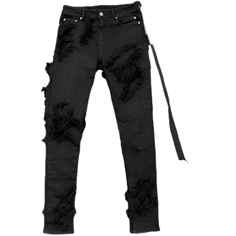Rick Owens S/S22 Slashed Detroit Denim