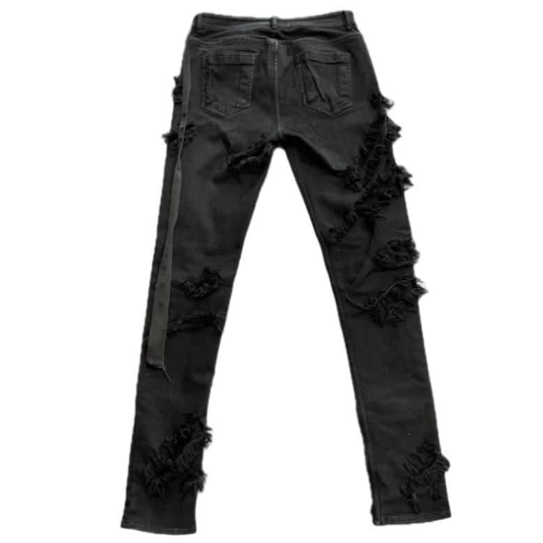 Rick Owens S/S22 Slashed Detroit Denim