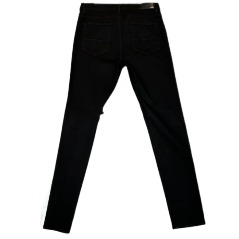 Amiri White Stripe Black Jeans