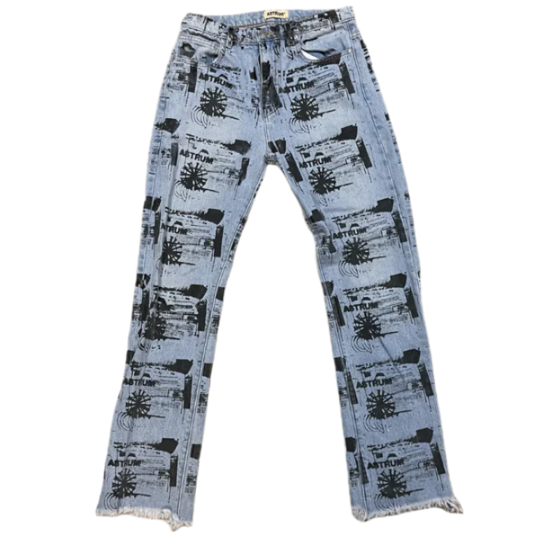 Astrum Printed All Over Denim