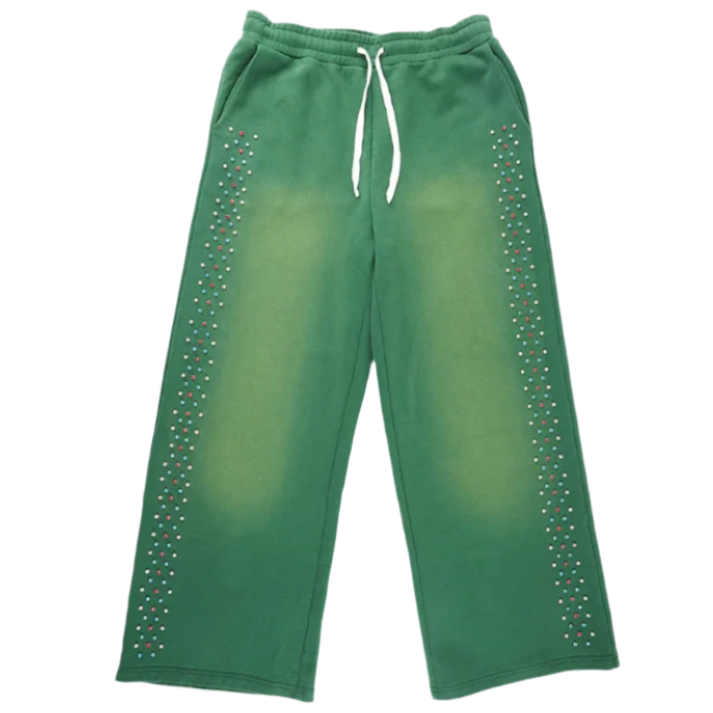Azva Hidden Crystal Sweats Green
