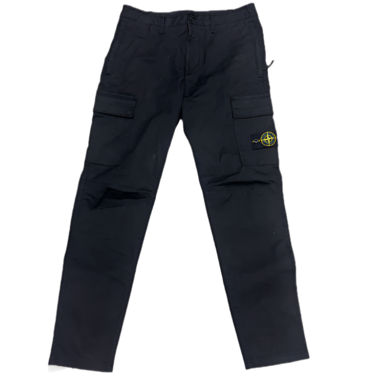 Stone Island Black Cargo Pants