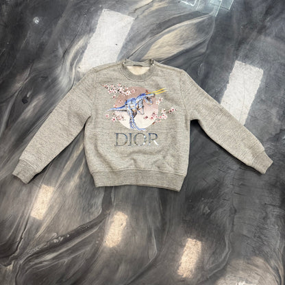 Dior x Sorayama Tyrannosaurus Rex Cherry Blossom crewneck