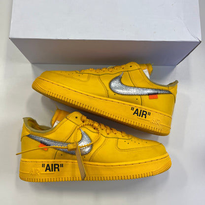 Nike Air Force 1 Low Off-White ICA University Gold (USED)