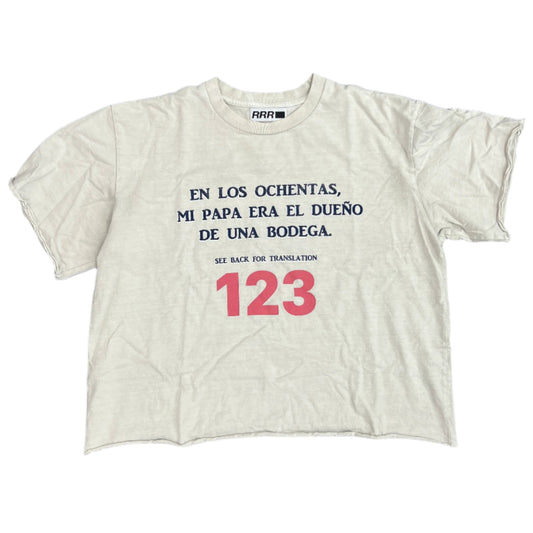 RRR-123 Bodega Biography Tee