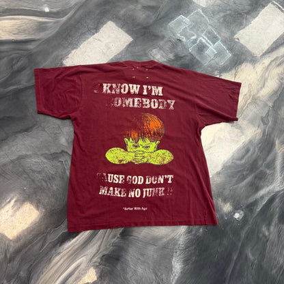 Better With Age Junk Tee Maroon