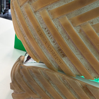 Bottega Veneta Silver & Green Orbit Sneaker (Used)