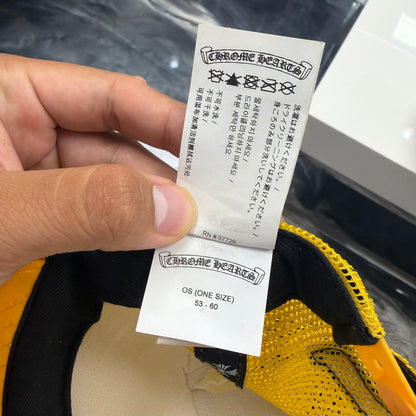 Chrome Hearts Eyechart Trucker Hat Yellow