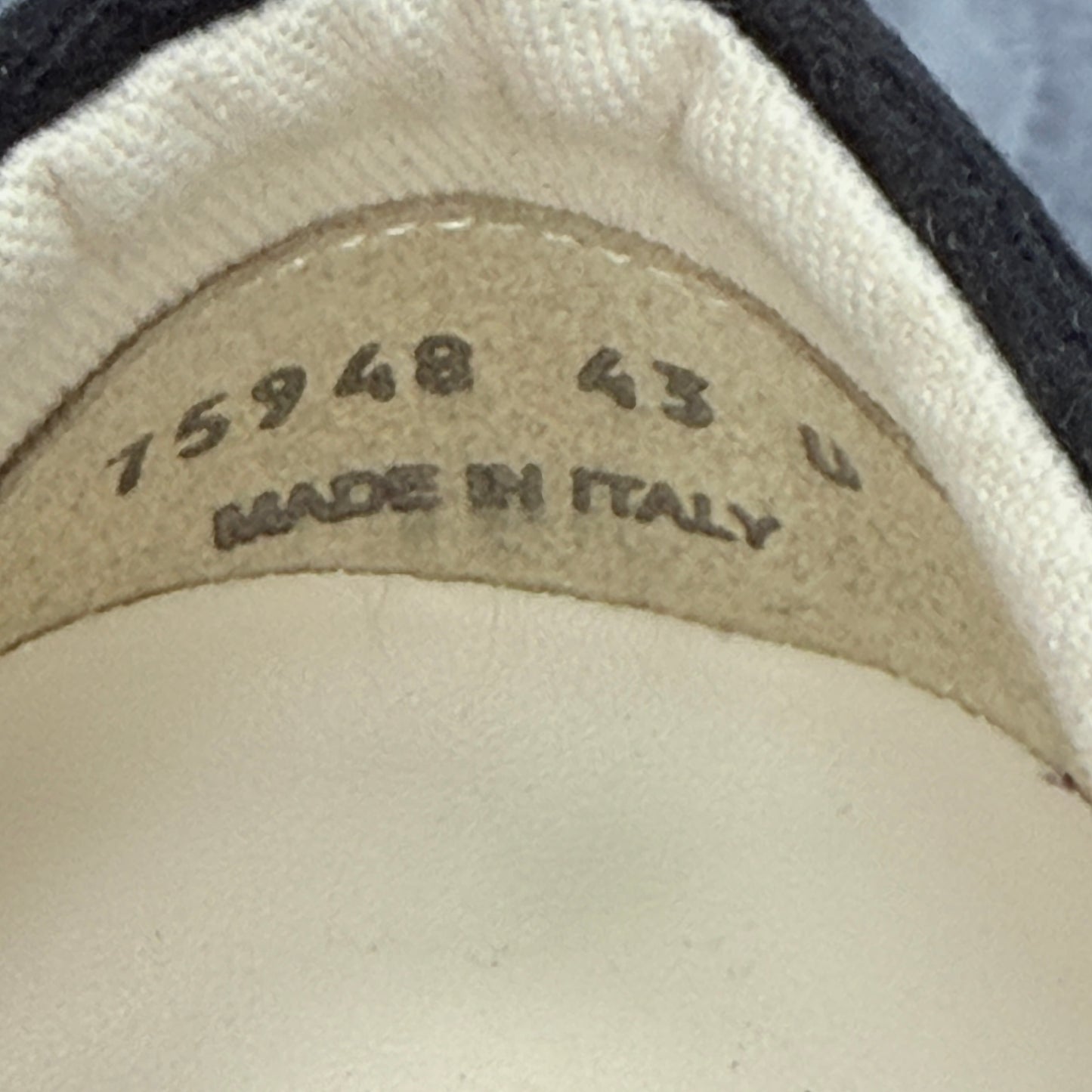Rick Owens DRKSHDW Black Milk Brushed Cotton Vintage Low Sneakers (USED)