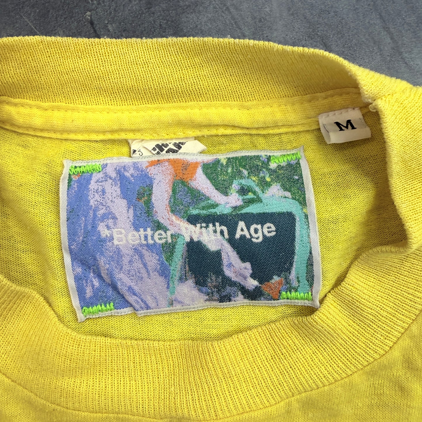 Better With Age Bang Tee Yellow