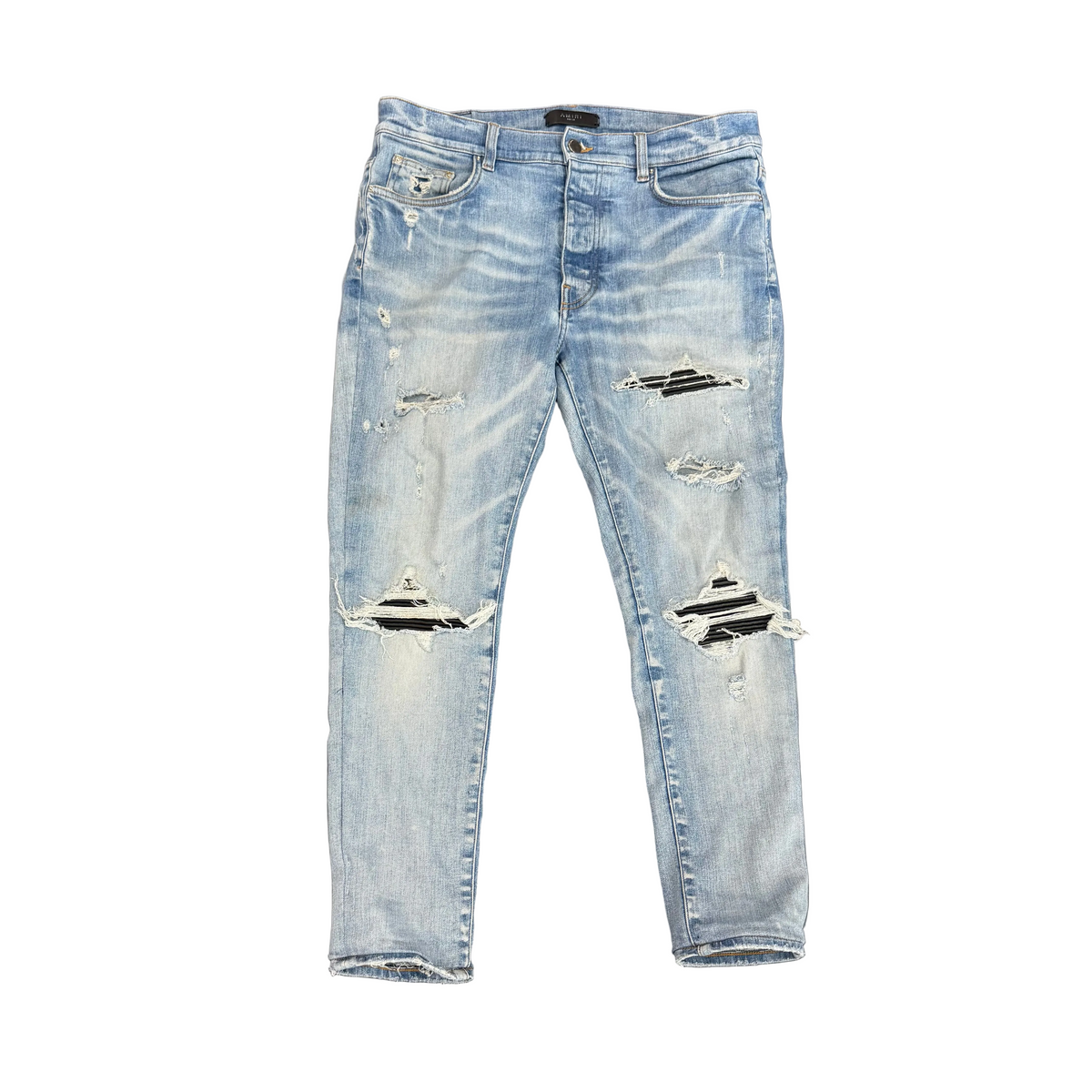 AMIRI MX1 Distressed Skinny Jeans