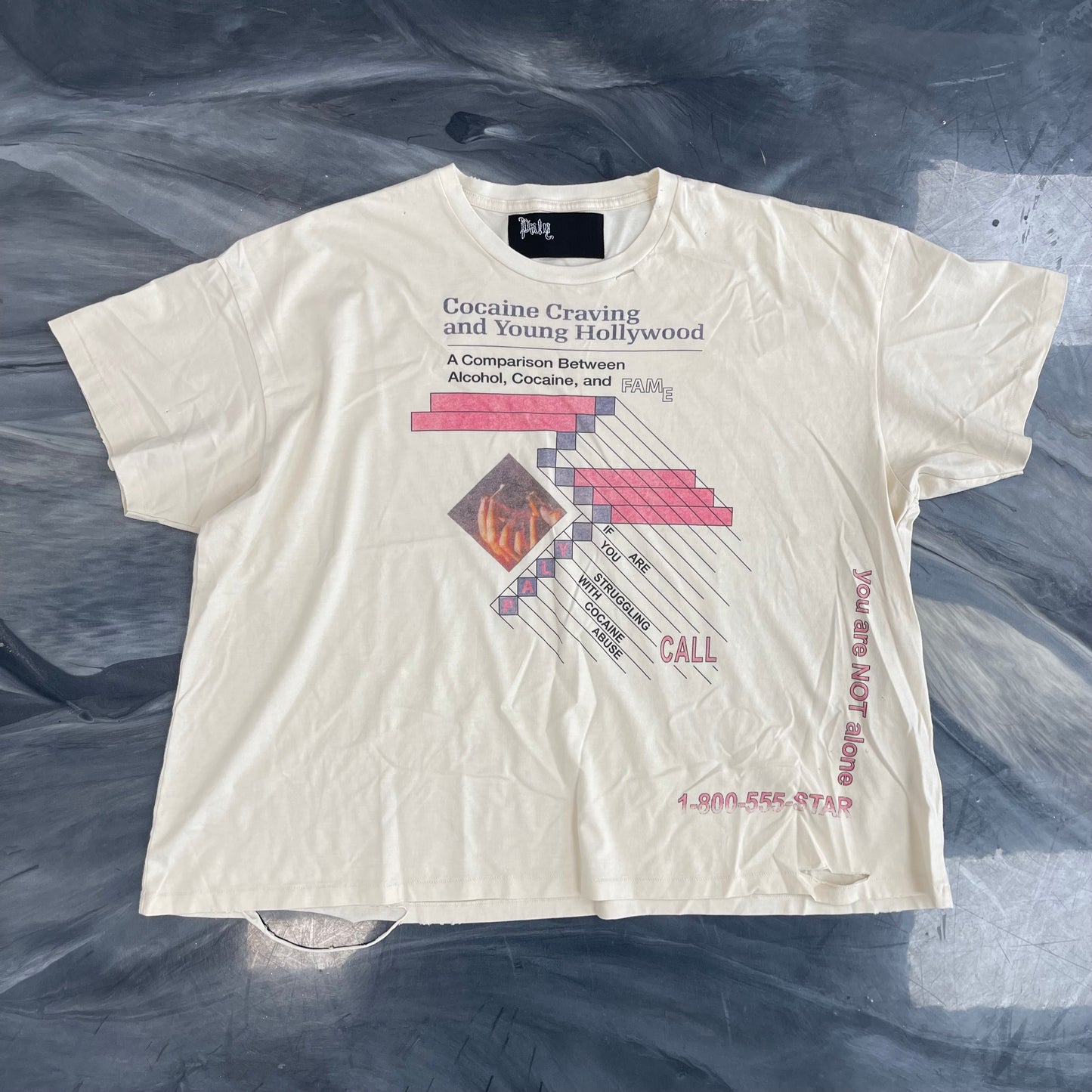 Paly Hollywood Cravings Tee Off-White