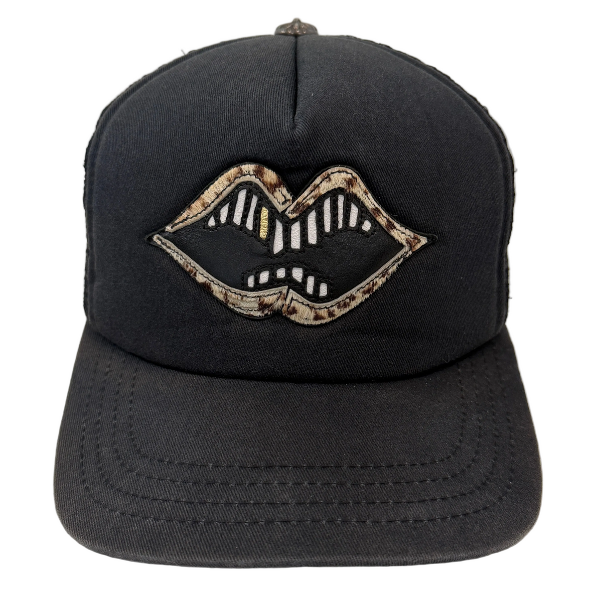 Chrome Hearts Matty Boy Leopard Chomper Patch Hat
