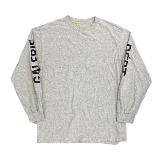 Gallery Department French Logo Souvenir Grey Long Sleeve Tee