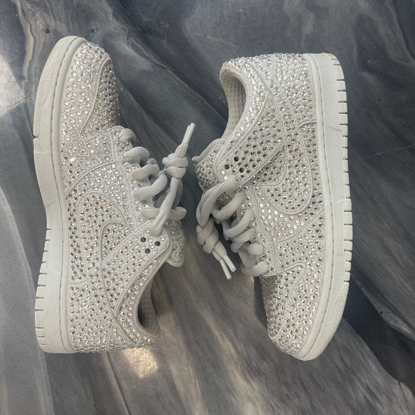 Nike Cactus Plant Flea Market X Swarovski X Dunk Low 'Pure Platinum' (USED)